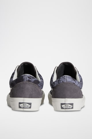 Baskets Old Skool en cuir - Gris foncé