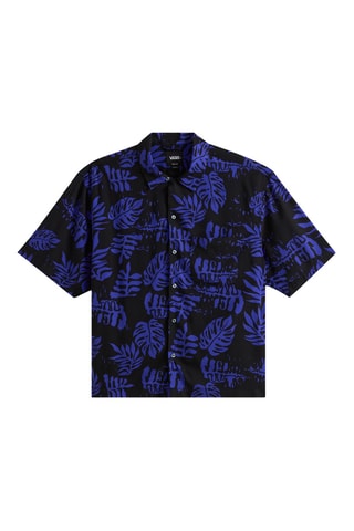 Chemise Van Doren Printed Camp - Noir