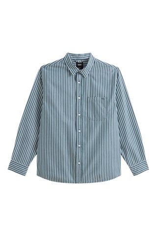 Chemise Dobby - Bleu cobalt