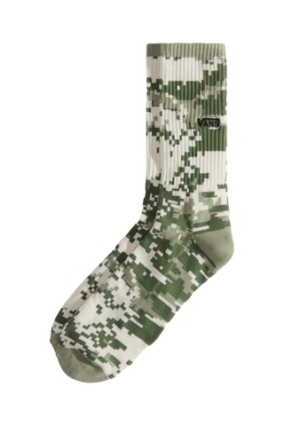 Chaussettes Downing Crew - Vert olive et écru