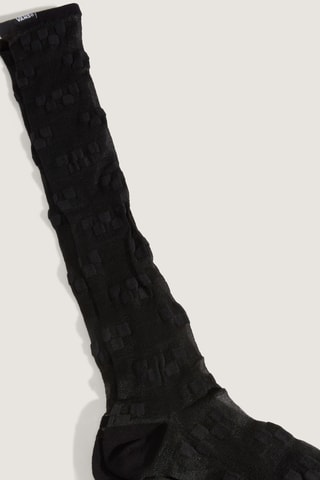 Chaussettes hautes Enthusiast Sheer - Noir