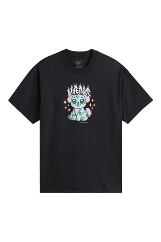 T-shirt loose Puppy - Noir