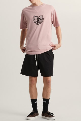 T-shirt loose Barbed Heart - Rose