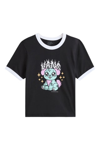 T-shirt Puppy - Noir