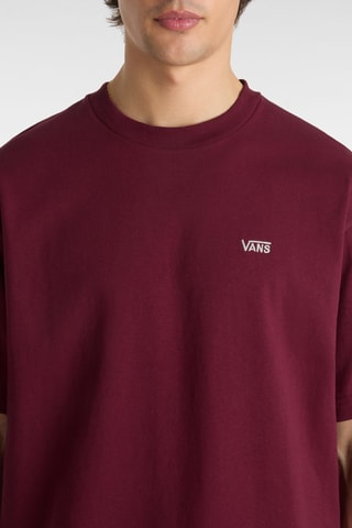 T-shirt loose Left Chest II - Bordeaux