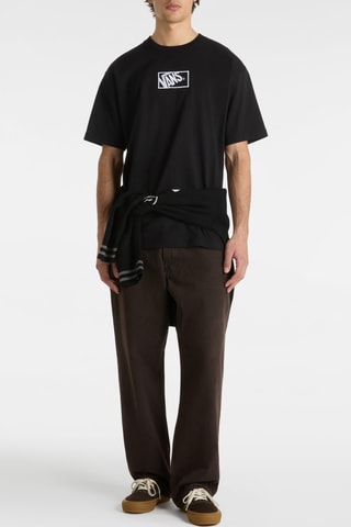 T-shirt loose Blocked Box - Noir et blanc