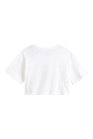 T-shirt cropped - Blanc