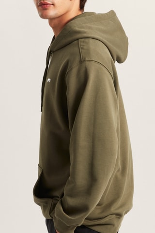 Sweat à capuche Salton - Vert olive
