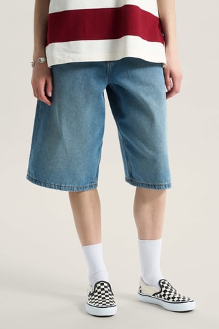 Short baggy en jean Cinched - Bleu clair
