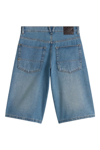 Short baggy en jean Cinched - Bleu clair