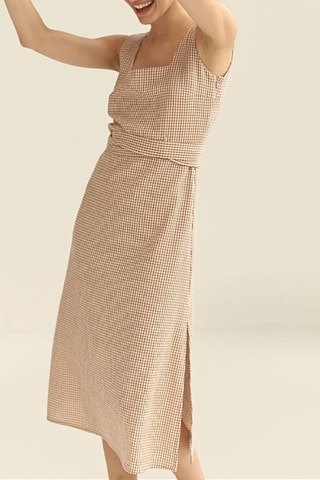Mouwloze Midi-jurk - Roze