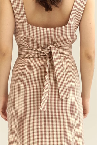 Mouwloze Midi-jurk - Roze