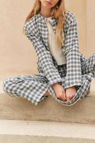 Broek Flare Cut - Blauw