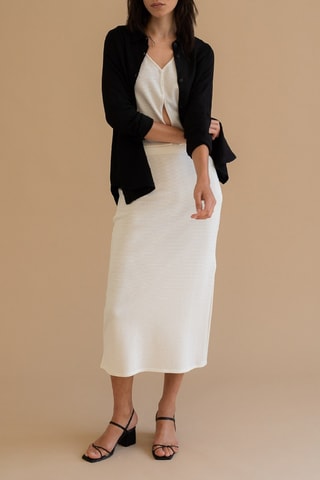 Linnen Blouse - Zwart