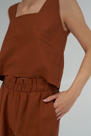 Linnen Broek - Bruin