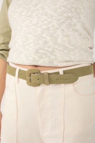 Leren Riem - Groen