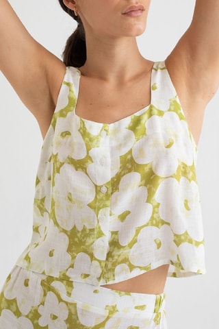 Mouwloze Top - Groen