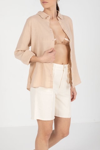 Linnen Blouse - Beige