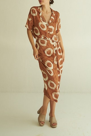 Blouse - Bruin