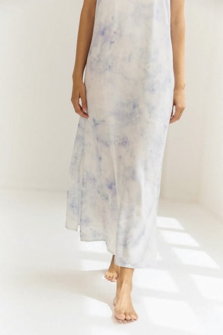 Lange Mouwloze Jurk - Blauw