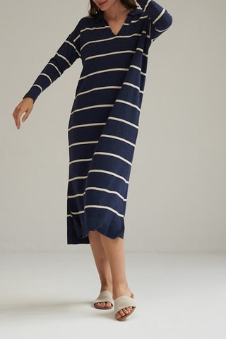 Trui-jurk - Blauw
