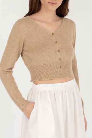 Kort Vest - Beige