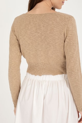 Kort Vest - Beige