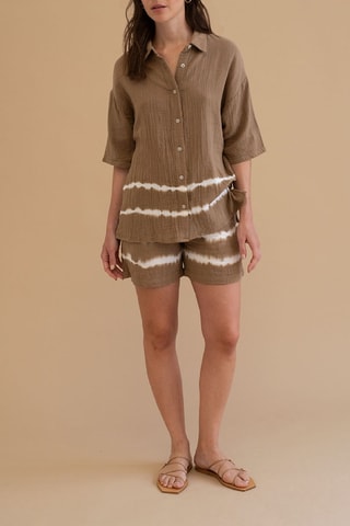Biologisch Katoenen Short - Beige