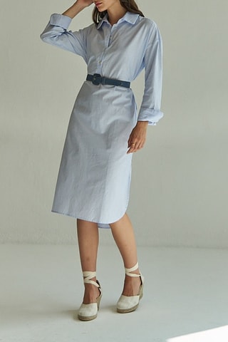 Leren Riem - Blauw