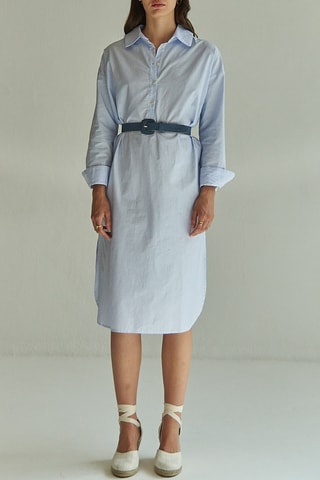 Leren Riem - Blauw