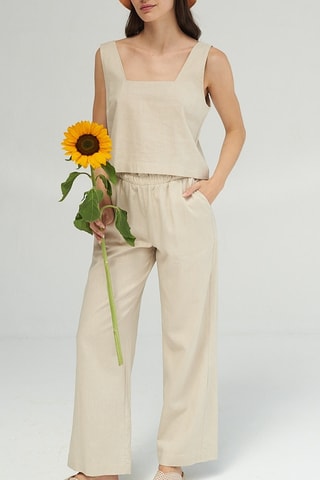 Linnen Broek - Beige