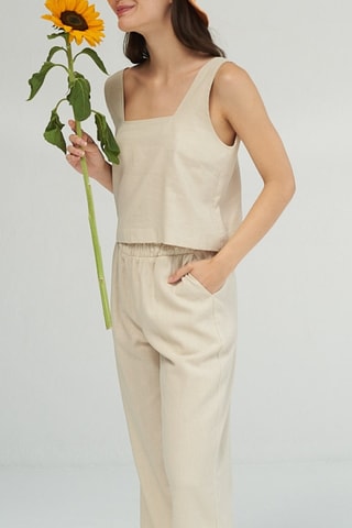 Linnen Broek - Beige