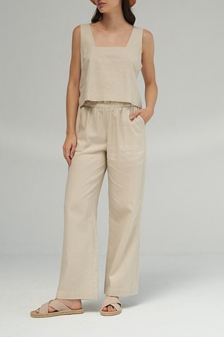 Linnen Broek - Beige