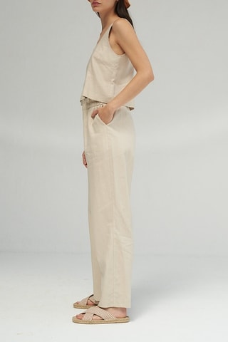 Linnen Broek - Beige