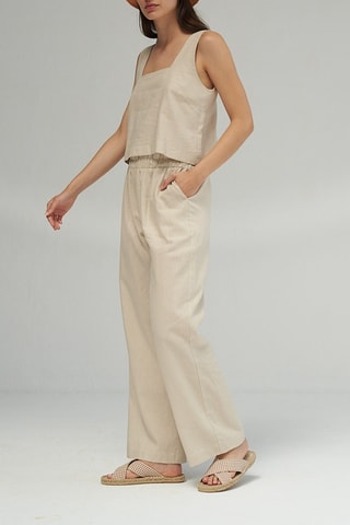 Linnen Broek - Beige