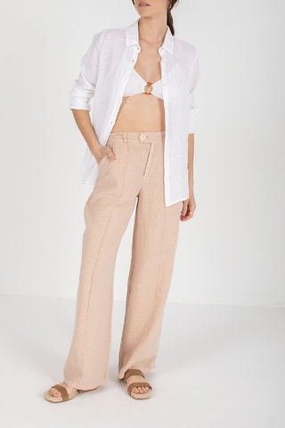 Linnen Broek - Beige
