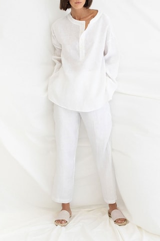 Linnen Blouse - Wit