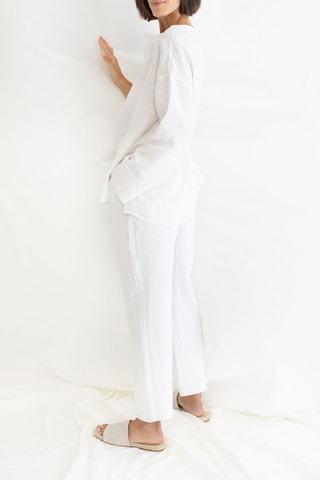 Linnen Blouse - Wit