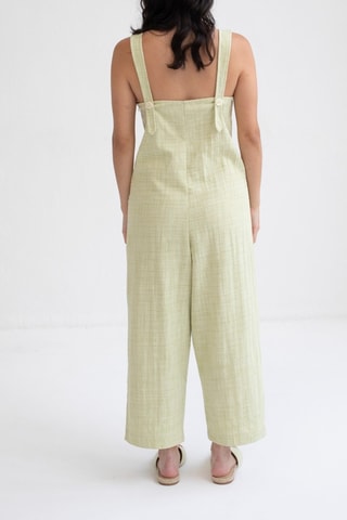 Mouwloze Jumpsuit - Groen