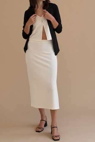 Biologisch Katoenen Midirok - Blauw