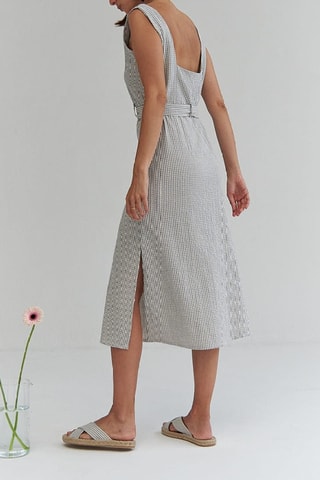 Mouwloze Midi-jurk - Blauw