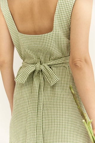 Mouwloze Midi-jurk - Groen