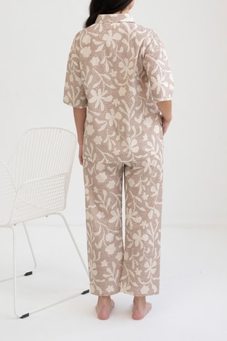 Biologisch Katoenen Rechte Broek - Beige