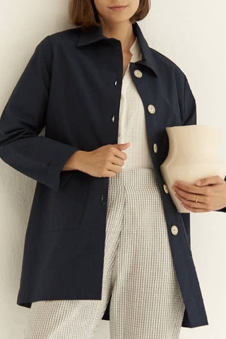 Trenchcoat - Blauw