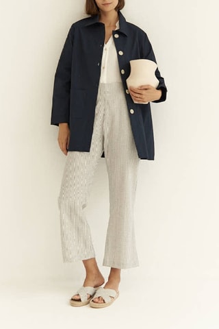 Trenchcoat - Blauw