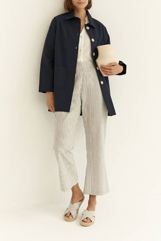 Trenchcoat - Blauw