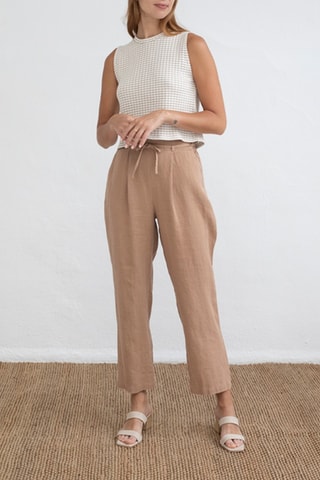 Linnen Broek - Beige
