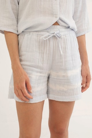 Biologisch Katoenen Short - Blauw