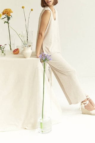 Broek Flare Cut - Beige