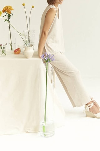 Broek Flare Cut - Beige